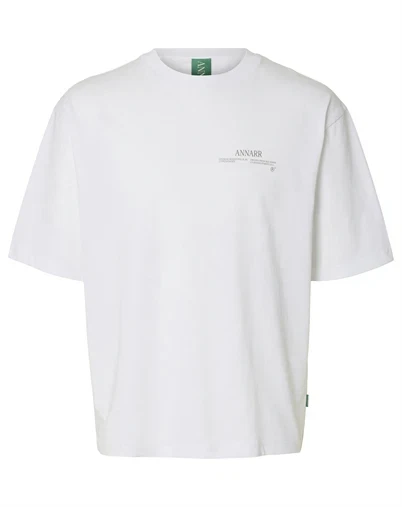 ANNARR - ANROkholm Logo T-Shirt - Brilliant White